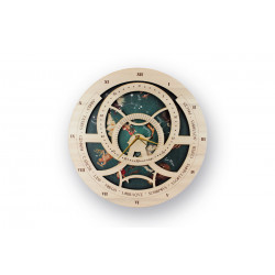 Horloge Astrolabe - Agent Paper - Par Monts et Par Vaux - face