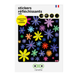Stickers réfléchissants fleurs - Raiette - Par Monts et Par Vaux - jour