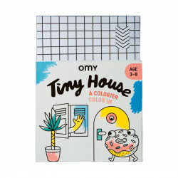 Tiny House à colorier - OMY - Par Monts et Par Vaux - face
