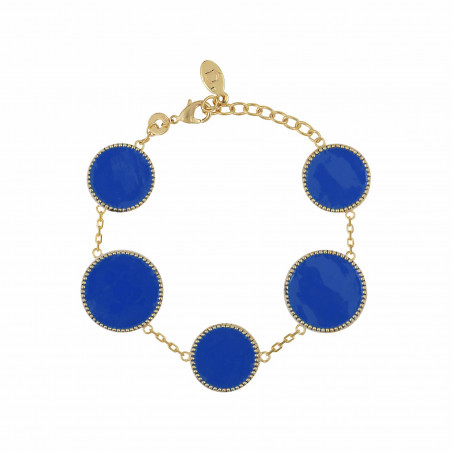 Bracelet Hera émail bleu - Collection Constance - Par Monts et Par Vaux