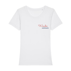 T-shirt blanc "Wonder woman" - Toiles Chics - Par Monts et Par Vaux