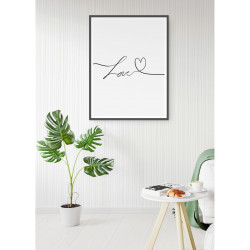 Line Art Love - L'afficherie - Par Monts et Par Vaux - décoration