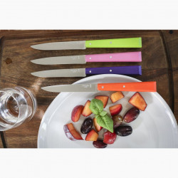 Coffret de 4 couteaux de table N°125 Bon Appétit Esprit Pop - Opinel  - Par Monts et Par Vaux - cuisine