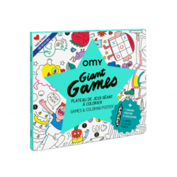 Poster géant Games - OMY - Par Monts et Par Vaux - face