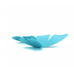 5 papillons - Bleu caraïbes - Agent paper - Par Monts et Par Vaux
